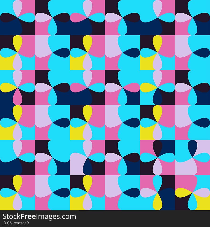 Blue modern geometrical abstract background