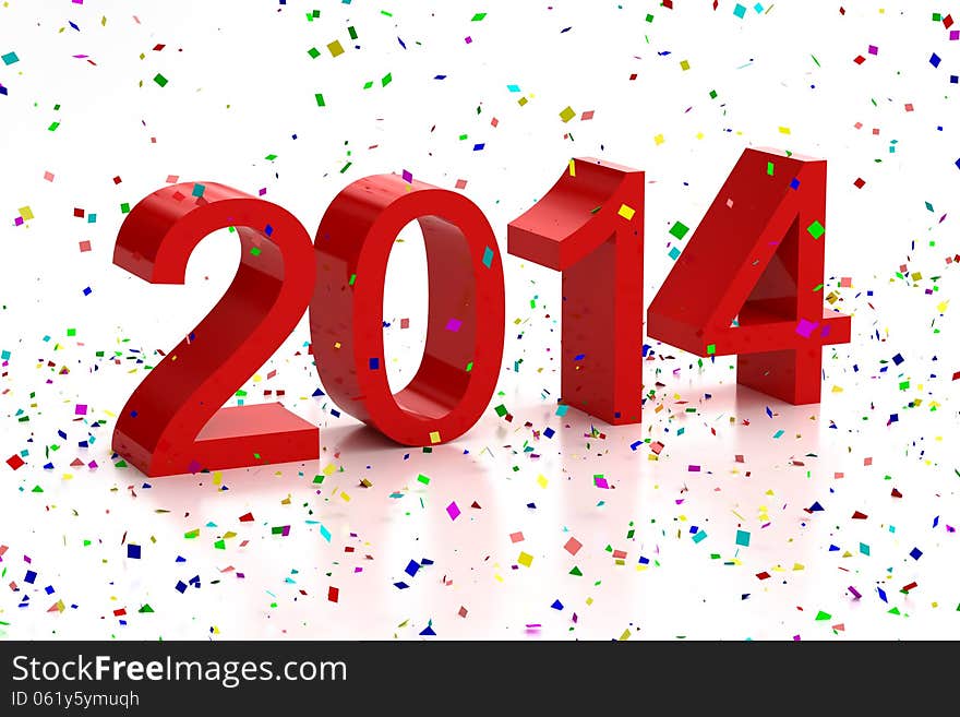 Happy New Year 2014 Background