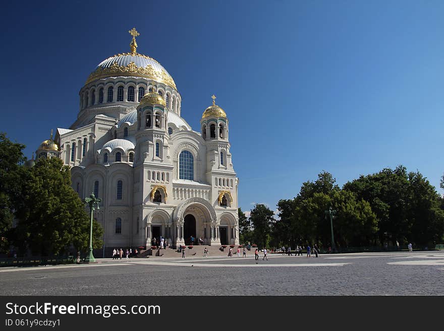 The Naval Cathedral Of Saint Nicholas In Kronshtad