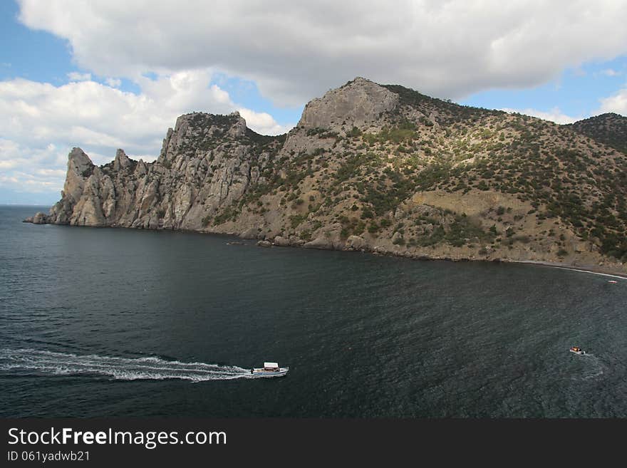 Golithsyn Path is the scenic place near Noviy Svet, Crimea. Golithsyn Path is the scenic place near Noviy Svet, Crimea