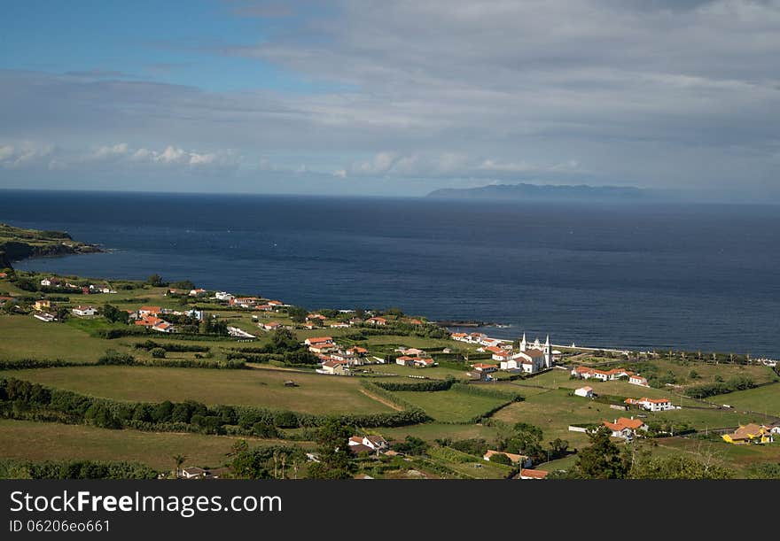 View on a bay of Praia Almoxarife. View on a bay of Praia Almoxarife