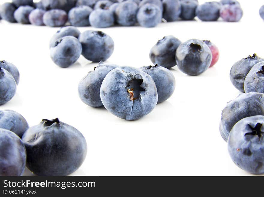 Beautiful blueberries closeup