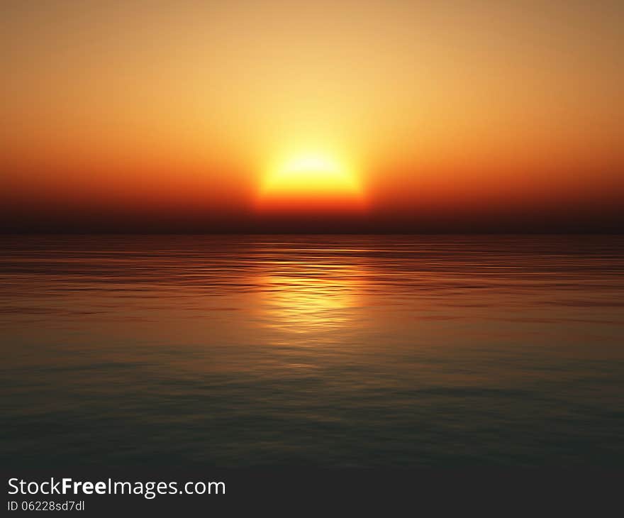 Nature background of sea in sunset. Nature background of sea in sunset