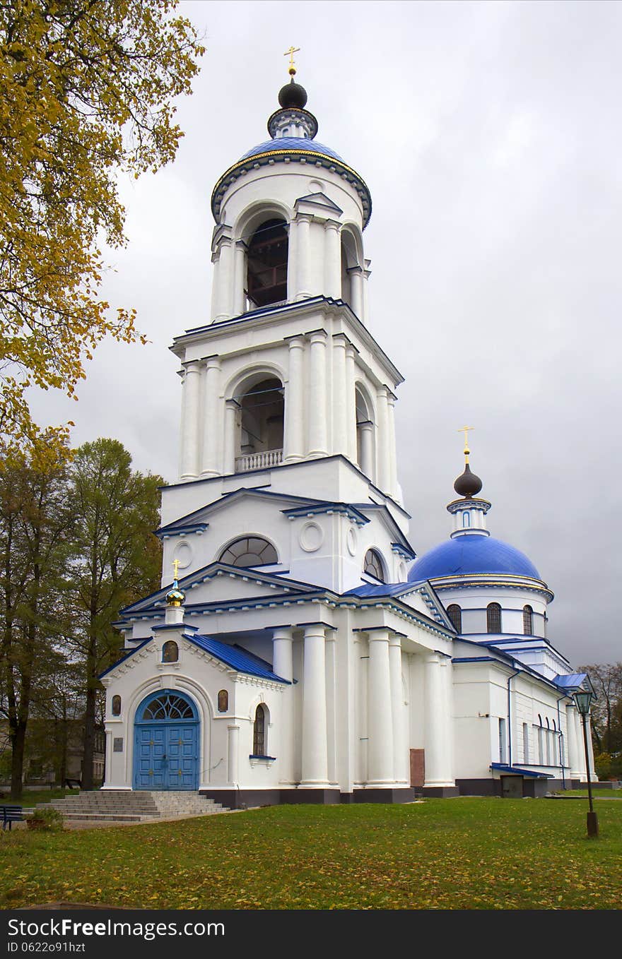 Church of the Mother of God in the village near Moscow.