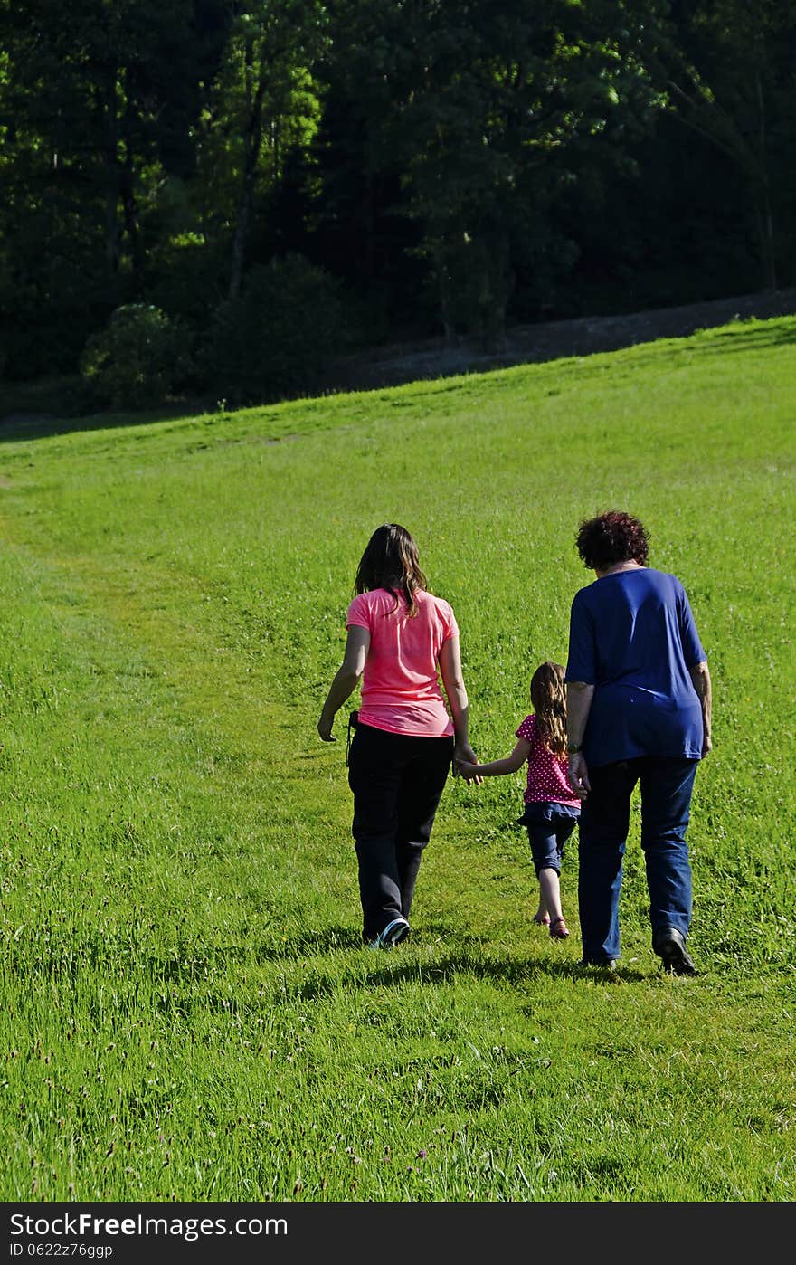 Beautiful picture of three generations of Womens