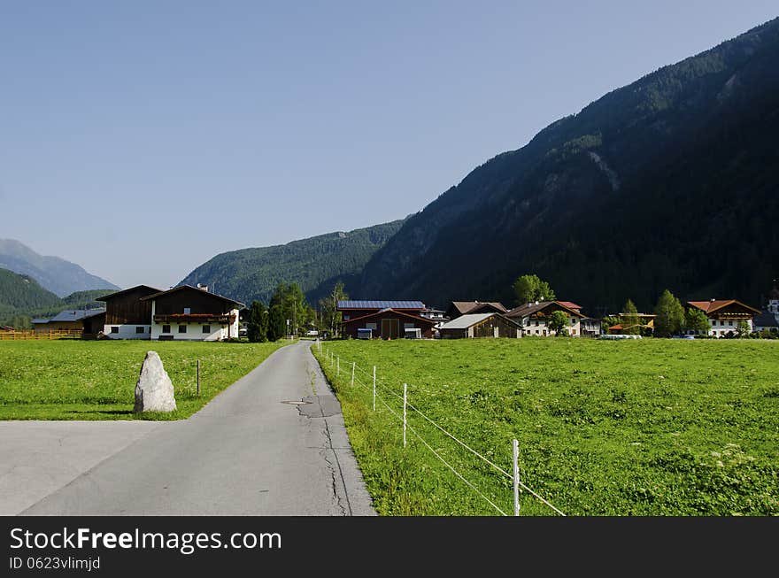 Small Village In Tirol