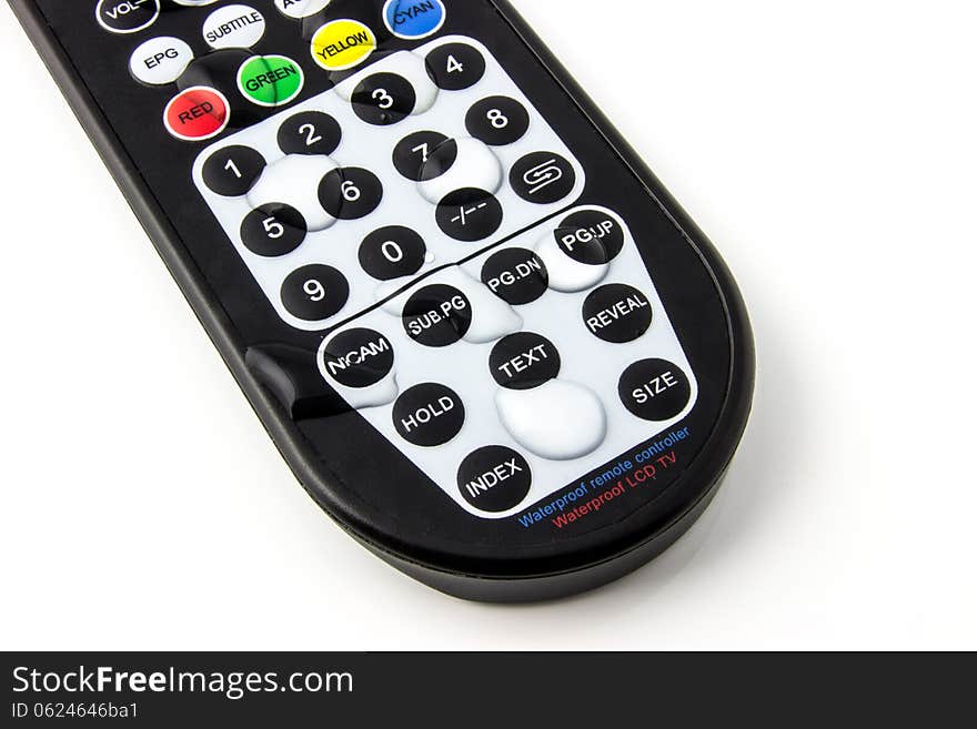 Waterproof TV remote control