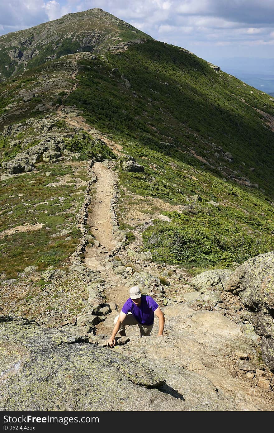 The Knife Edge on Lafayette Ridge, Appalachian Trail