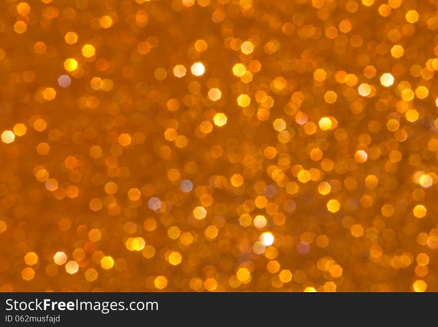 Defocused abstract orange christmas background. Defocused abstract orange christmas background