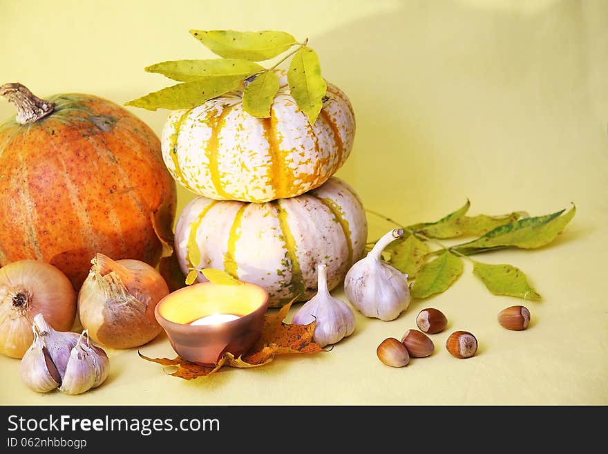 Autumn decoration, Fall Background Border. Autumn decoration, Fall Background Border