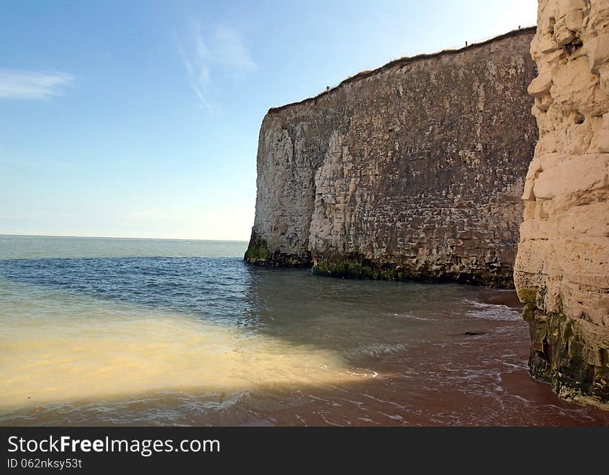 Botany Bay chalk cliffs