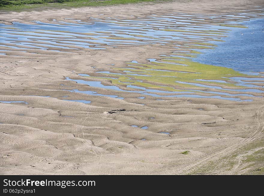 Danube overflow in Harsova, Romania, in the summer 2013.