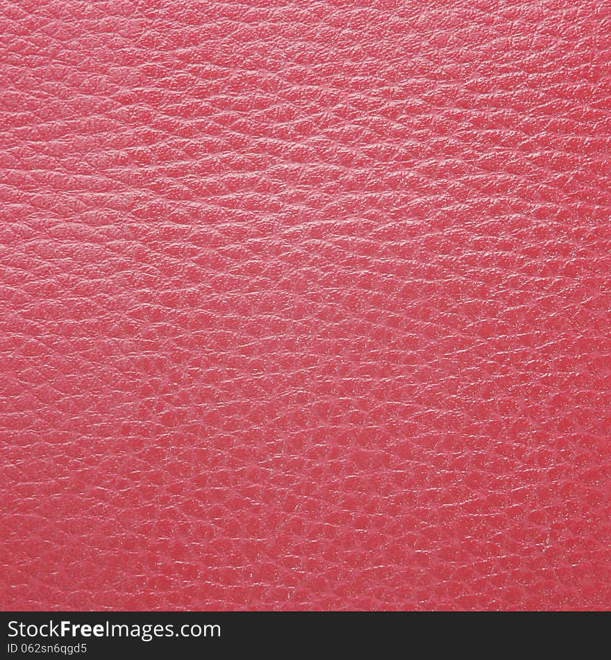 Red leather texture for background