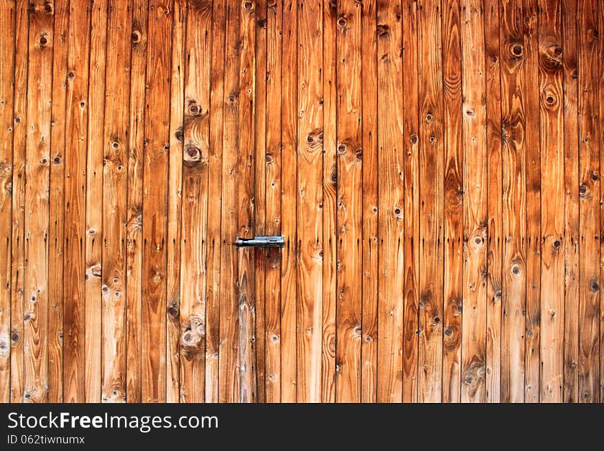 Wooden gate