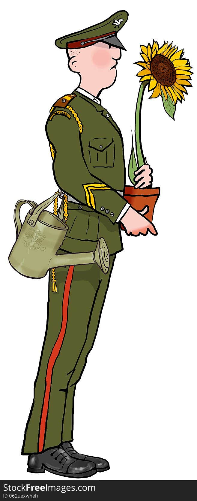 Gardening Soldier