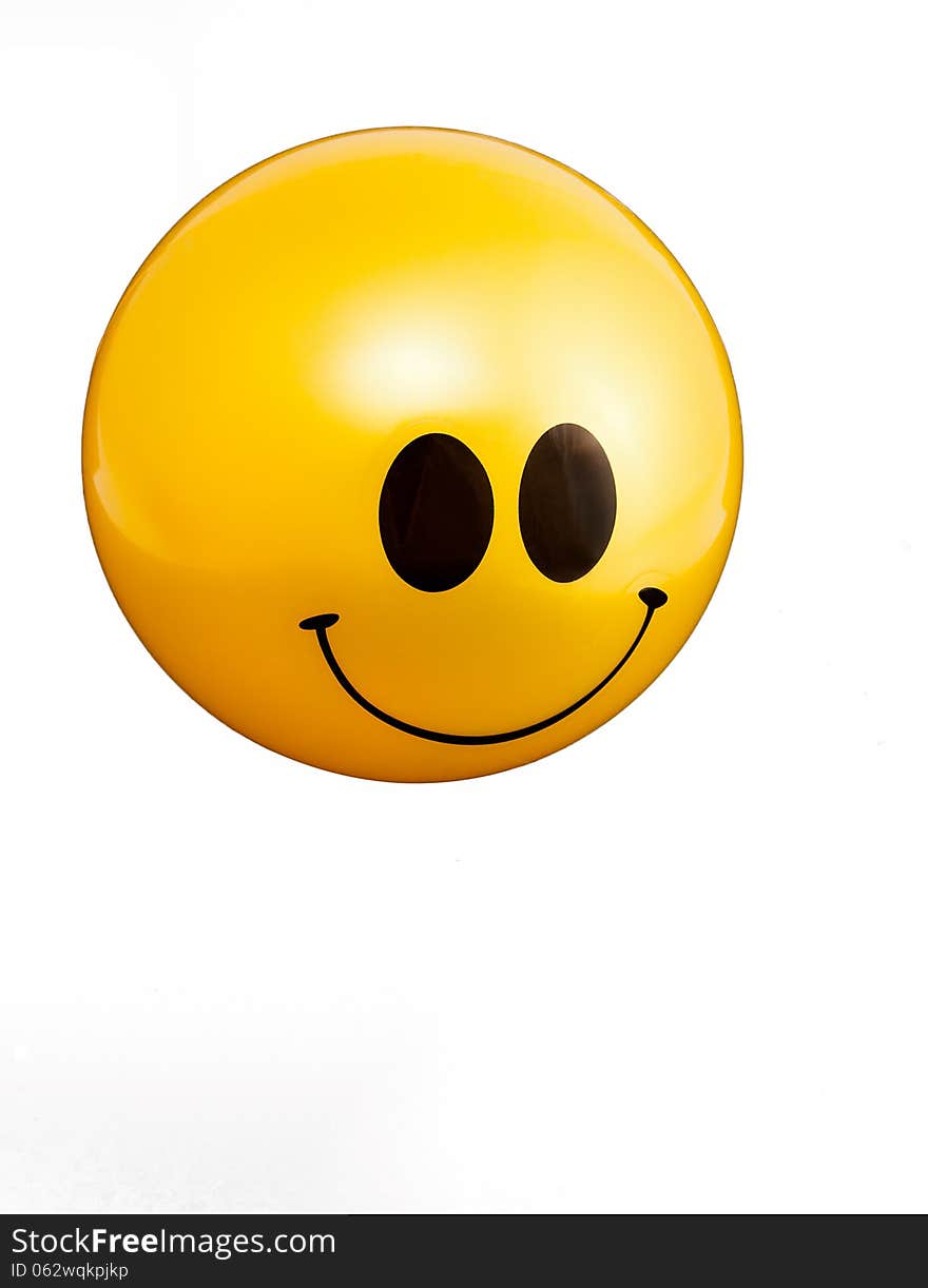 Smiley face kids ball will make you smile. Smiley face kids ball will make you smile