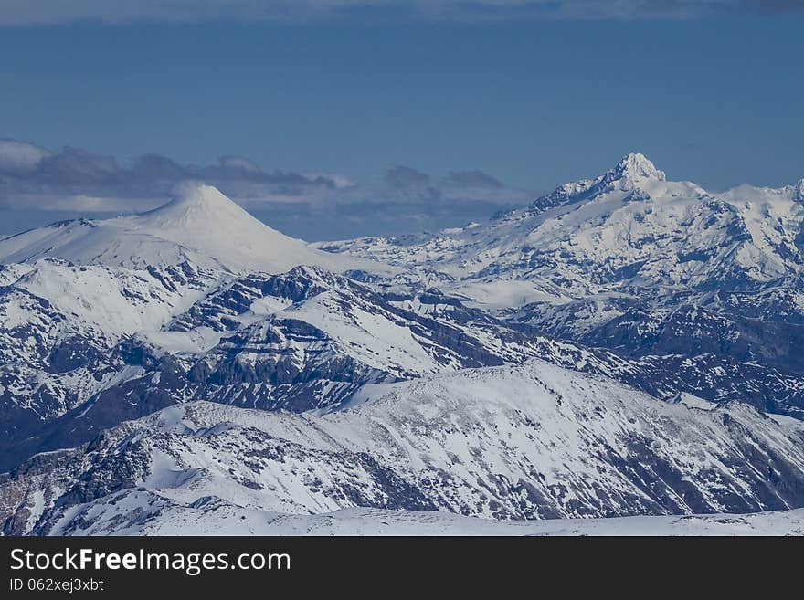 Relief details and shadows in winter mountains. Relief details and shadows in winter mountains