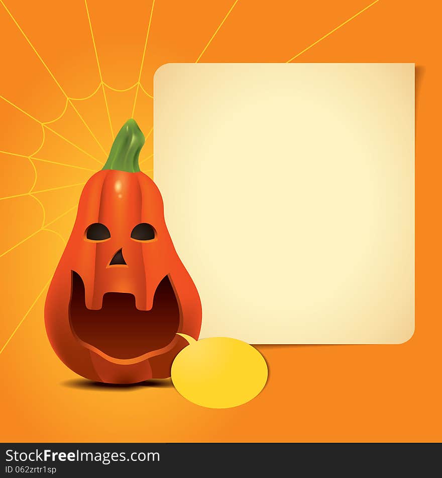 Pumpkin Invitation Card