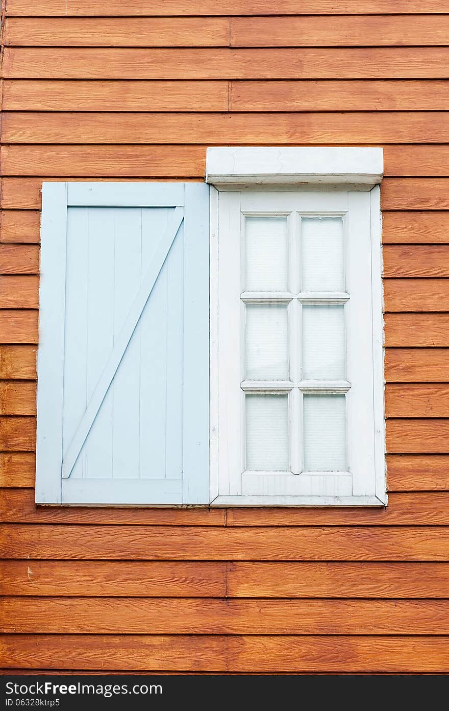 Open Home White Windows with home wood