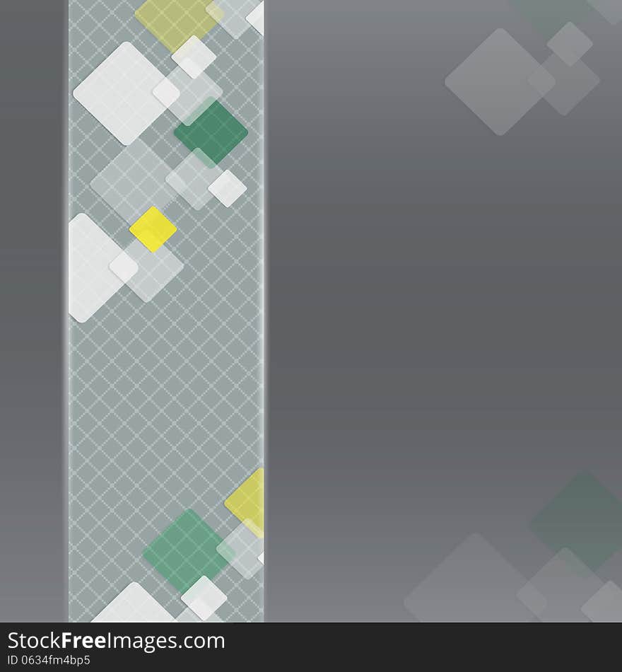 Vector background with geometric elements