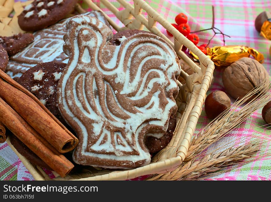 Gingerbread and biscuits