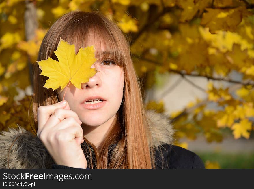 Young red-haired girl