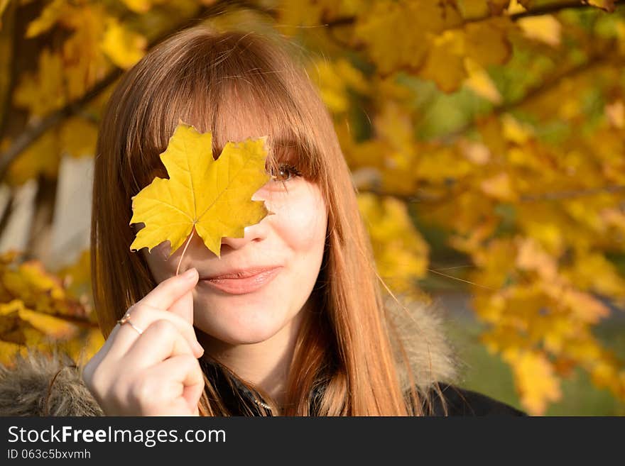 Young red-haired girl