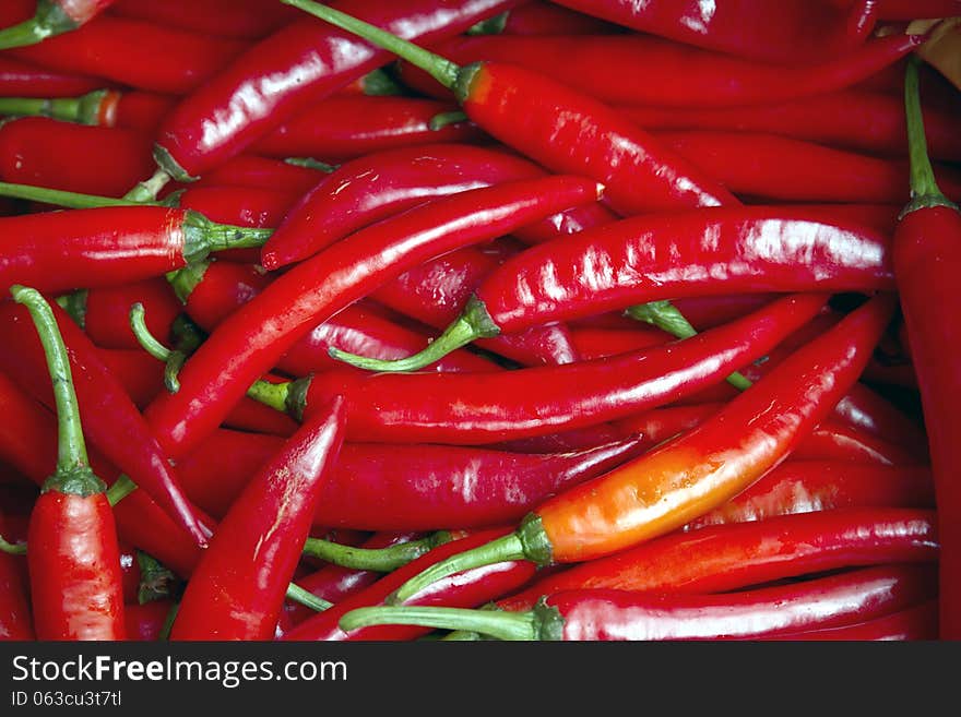 Red peppers or paprika of asian names