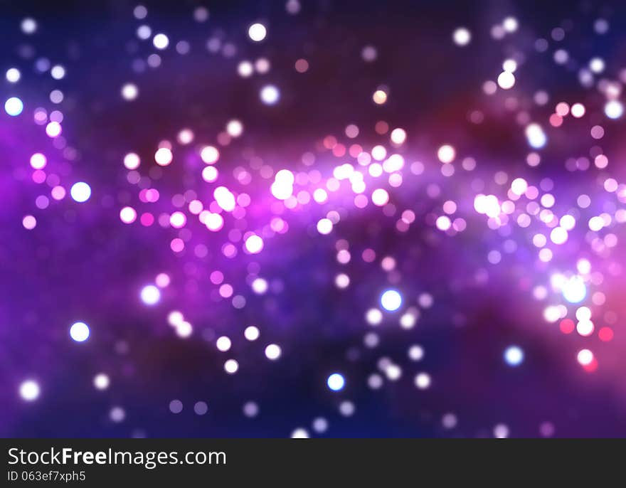 Abstract Beautiful Vector Background With Bokeh