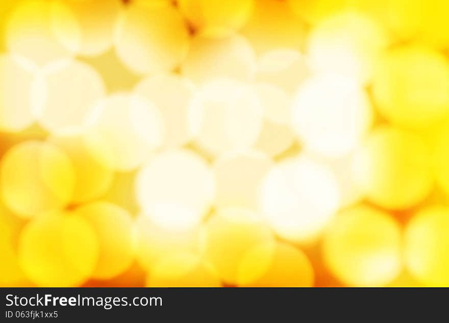 Gold Festive Christmas light background. Gold Festive Christmas light background