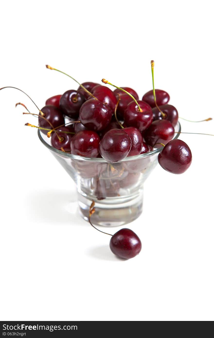 Fresh Cherries In Bowl