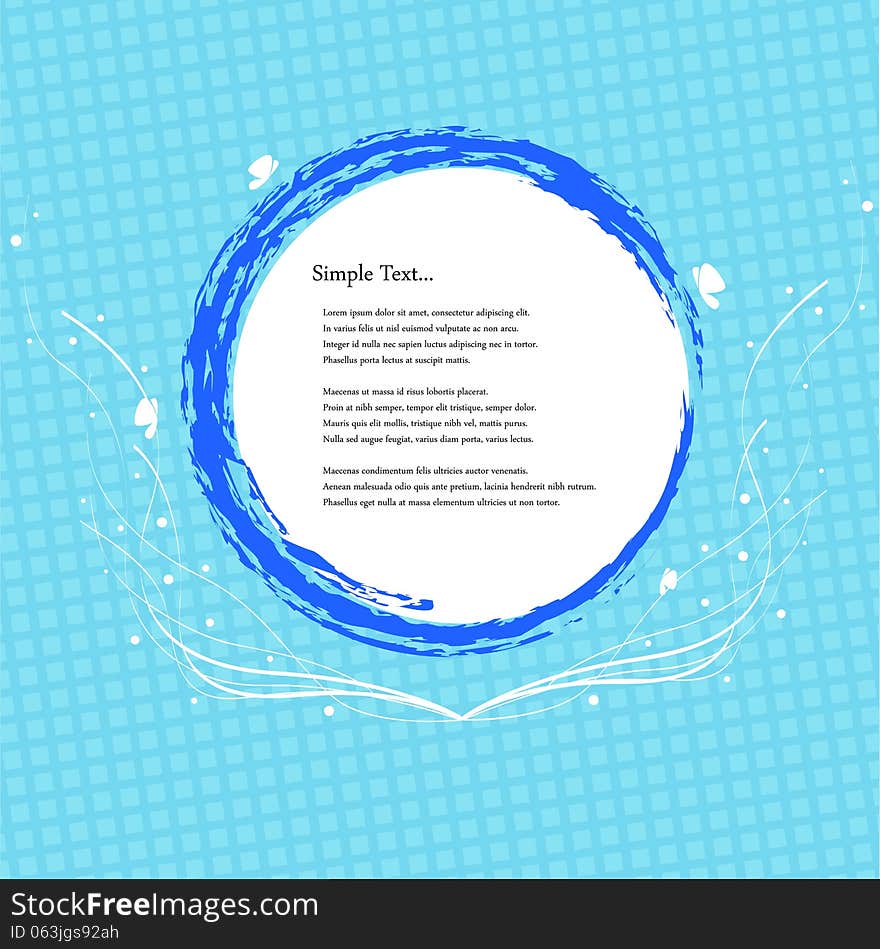 Bubble circle  design