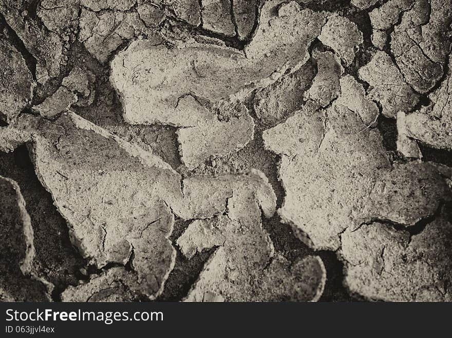 Drought abstract background texture