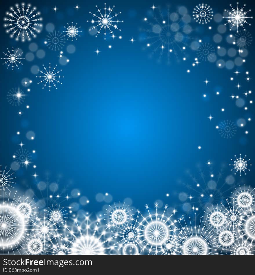 Christmas Background. Abstract Vector Illustration