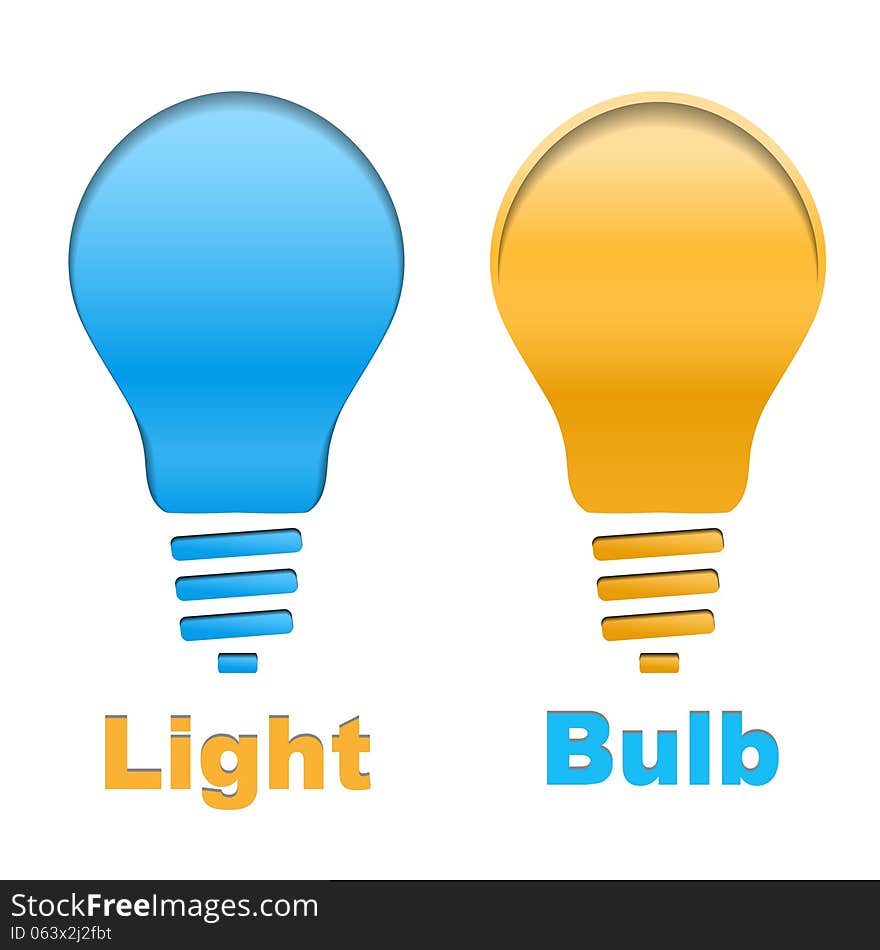 Light bulb button