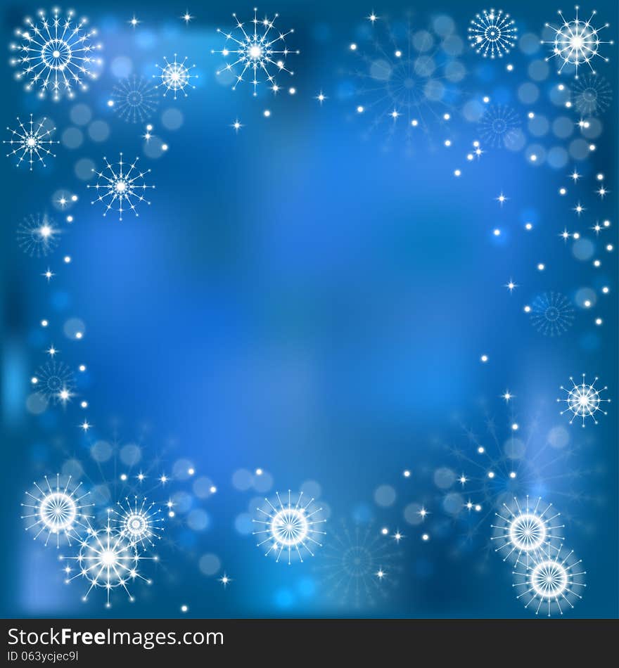 Christmas Background. Abstract Vector Illustration