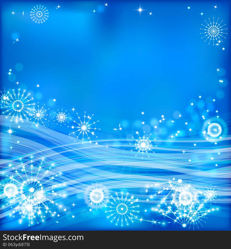 Christmas Background. Abstract Vector Illustration