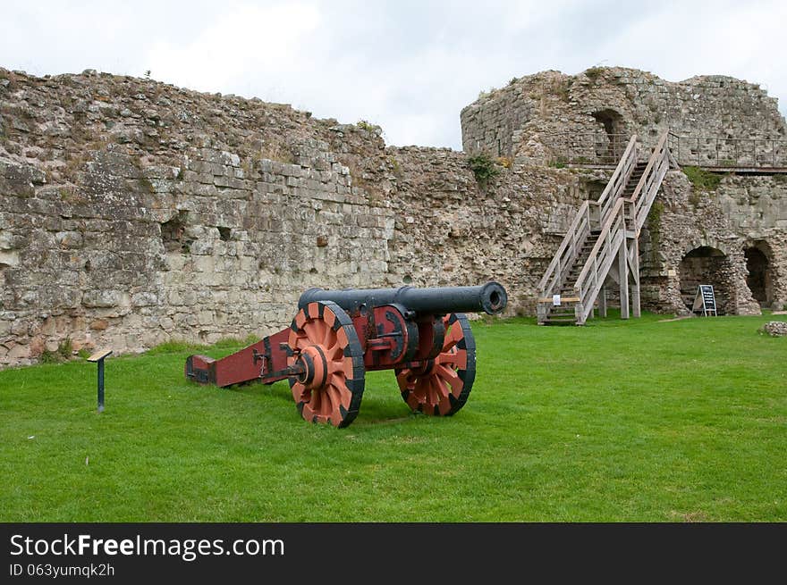 Cannon and castle