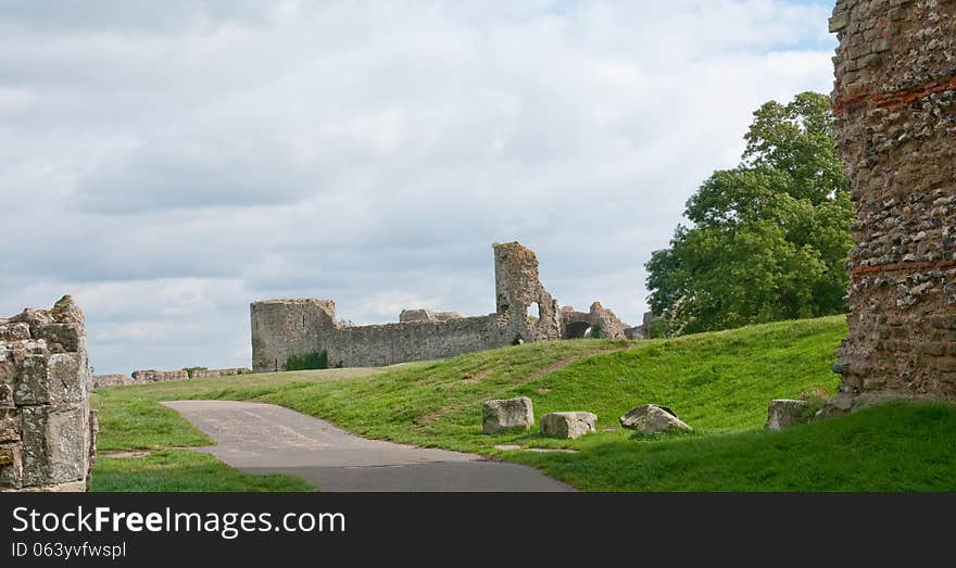 The castle ruins