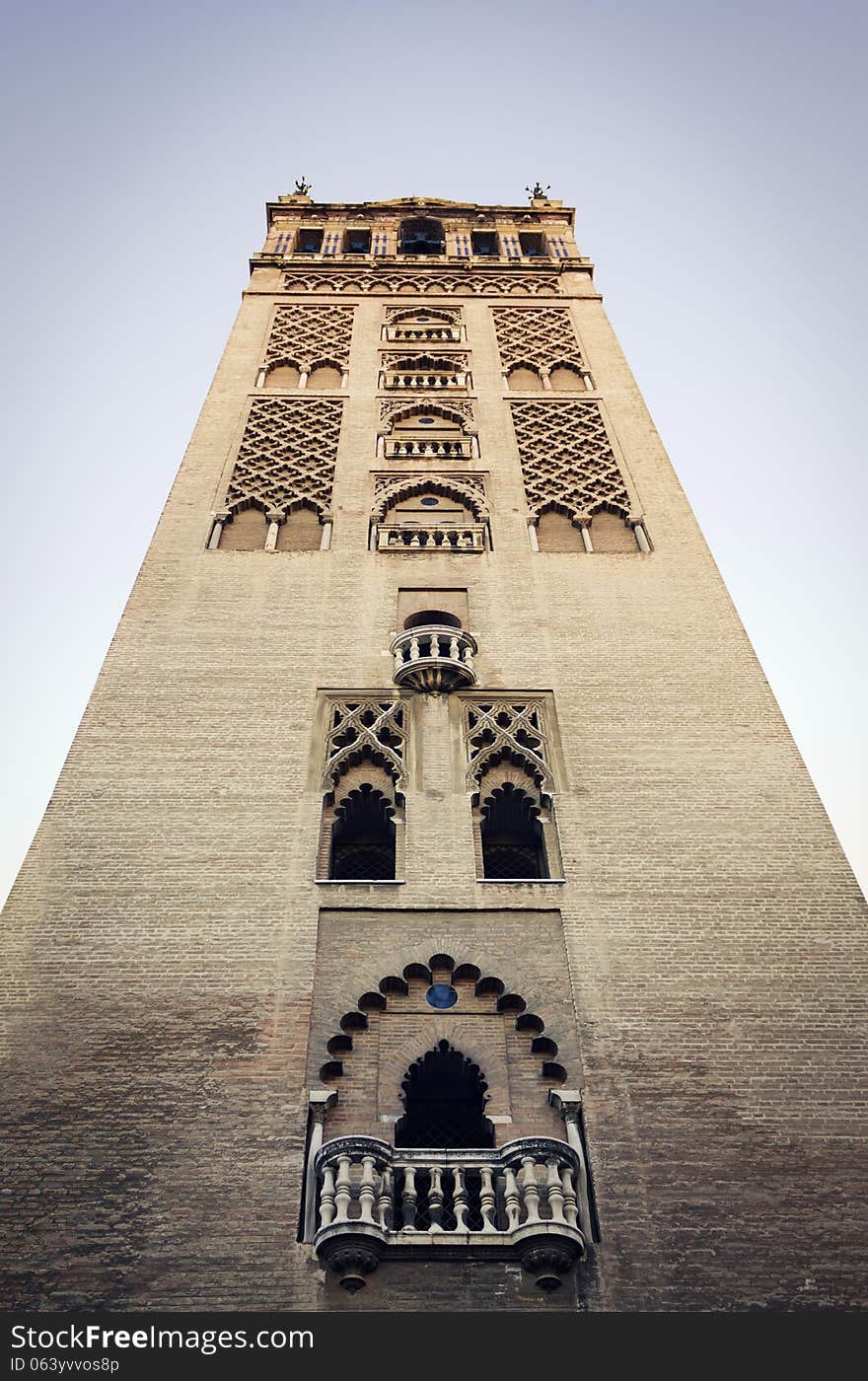 The Giralda in Seville.