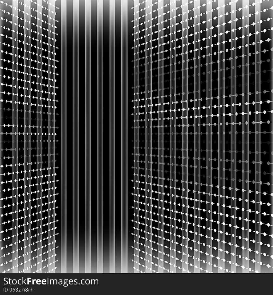 Black and white vector abstract background