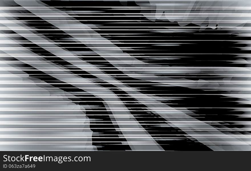 Black and white grunge abstract backdrop