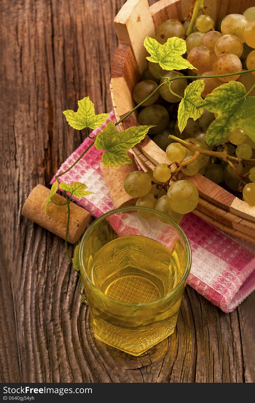 Grapes and wine-healthy food and drink