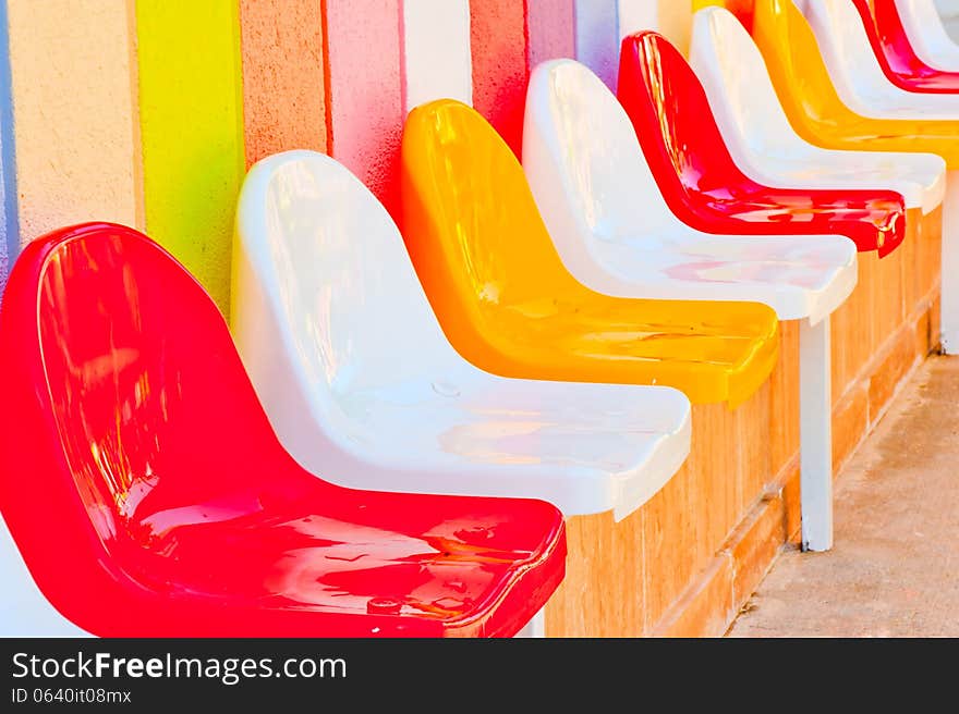 Multi-colored Seats For Children