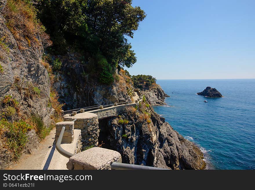 Pathway in Cinque Terre