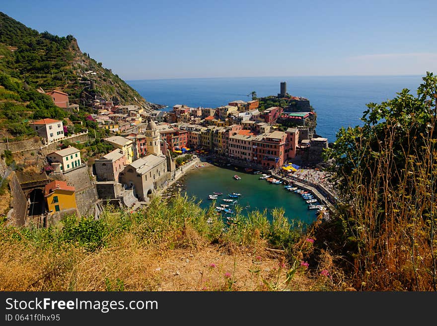 Picture of Vernazza in cinque terre during daytime