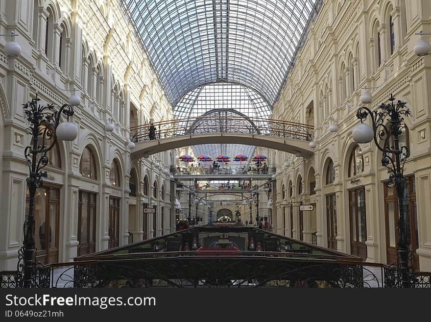 Luxury store on red square