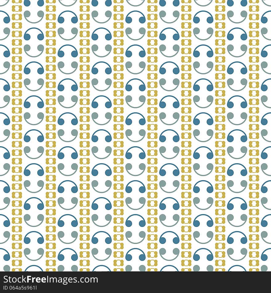 New seamless pattern with abstract ornament can use like vintage wallpaper. New seamless pattern with abstract ornament can use like vintage wallpaper