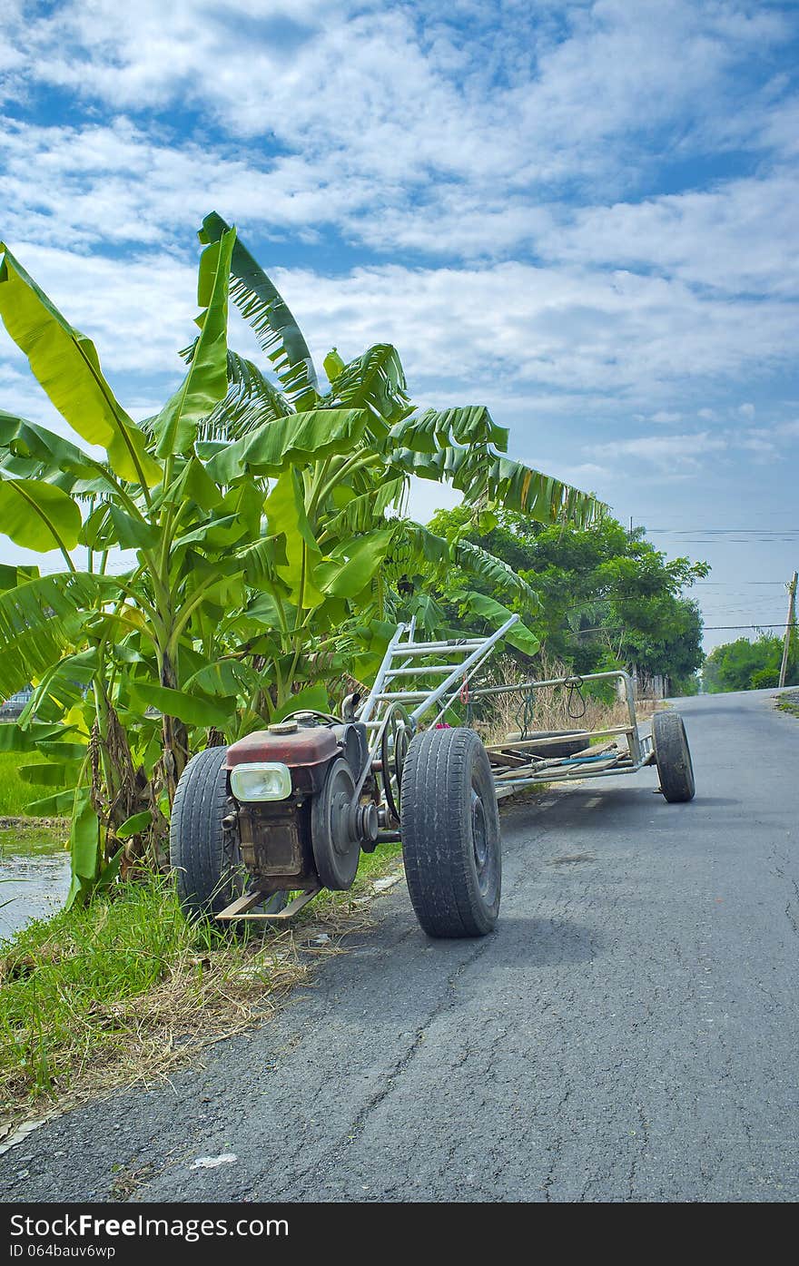 Vehicles used in agriculture.