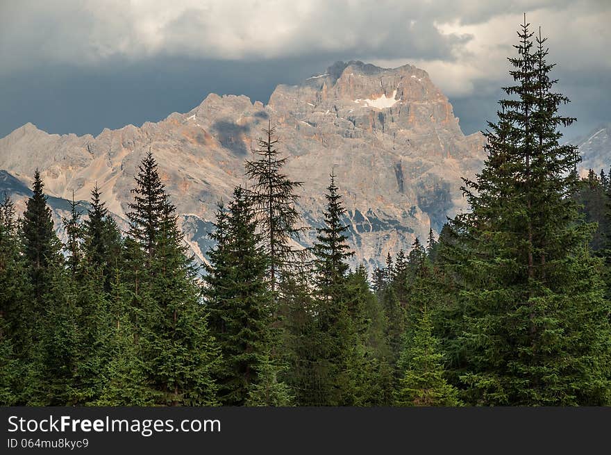 Dolomites Mountains, Stormy